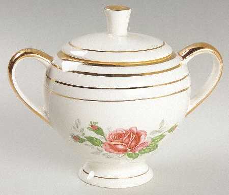 Mt Vernon Sugar Bowl & Lid