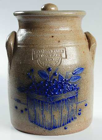 Blueberry Basket Small Canister & Lid