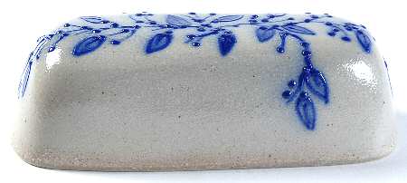 Blue Vine Lid for 1/4 Lb Butter