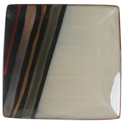 Avanti Black 12" Square Chop Plate