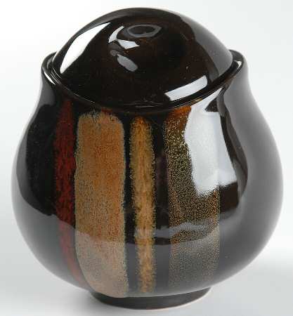 Avanti Black Sugar Bowl & Lid