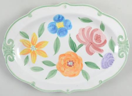 Rachelle 15" Oval Serving Platter