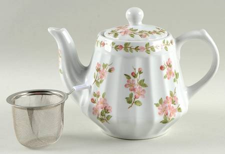 Sweet Tea Tea Pot & Lid with Strainer