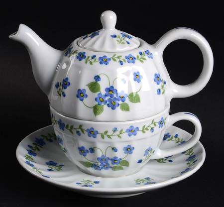 Sweet Tea Individual Teapot with Cup & Saucer