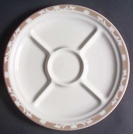 SY925 5 Part Divided Luncheon Plate