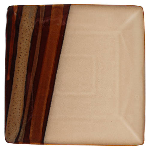 Avanti Brown 12" Square Chop Plate