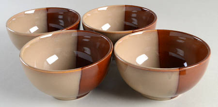 Avanti Brown Individual Ice Cream Dish - Set of 4