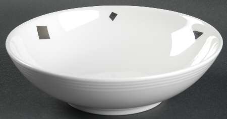 Confetti Platinum Coupe Soup Bowl
