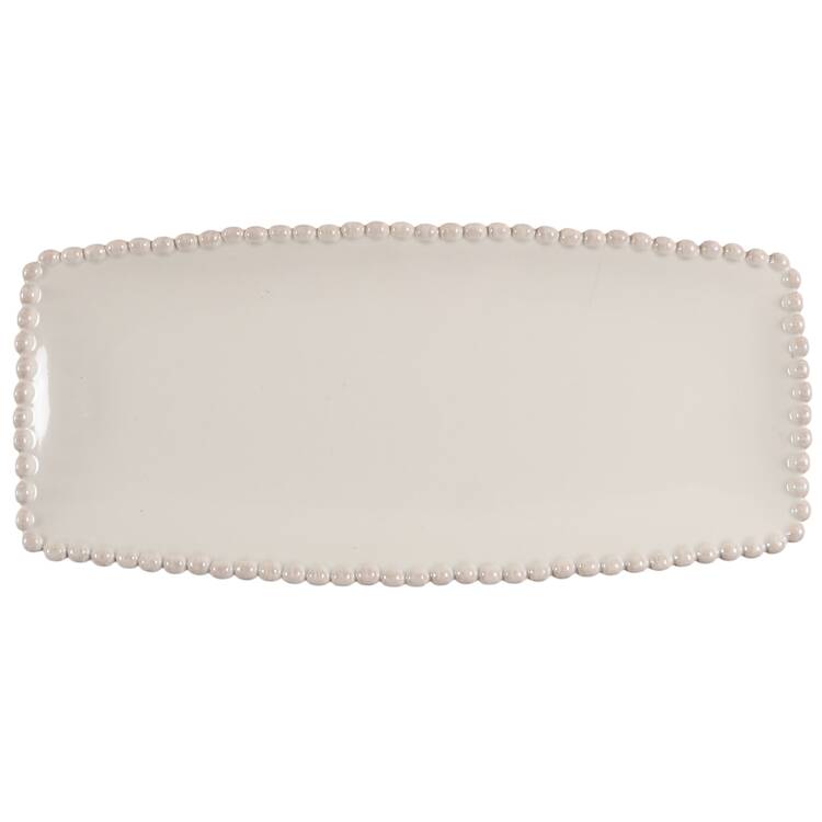 Villa Stoneware 15" Oval Serving Platter