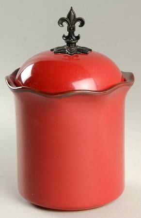 Cinnabar Small Canister & Lid