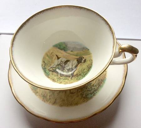2111 Footed Cup & Saucer Set