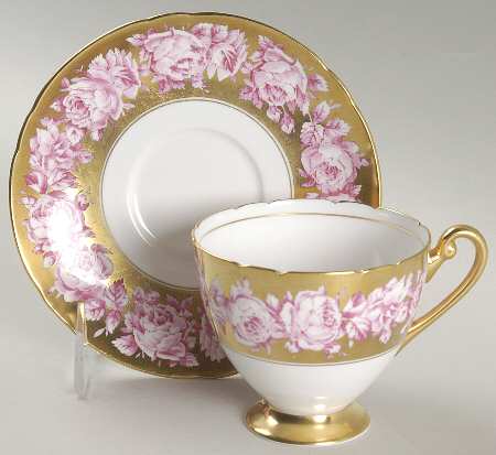 Rose Border Pink by Shelley