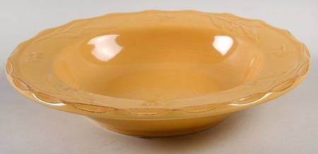 Bella Yellow (Mustard) Large Rim Soup Bowl