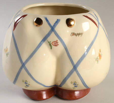 Dutch Boy & Girl Cookie Jar No Lid