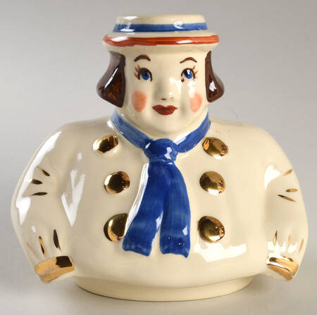 Dutch Boy & Girl Lid for Cookie Jar