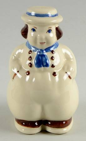 Dutch Boy & Girl Figural Pepper Shaker