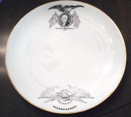 A Memorial of the Centennial Cake Plate