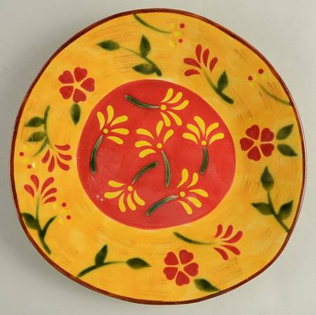Le Fleur Rouge Dinner Plate