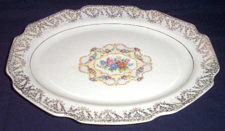 STT359 14" Oval Serving Platter
