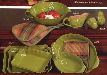 Bake and Serveware Sage Green Salt & Pepper Set