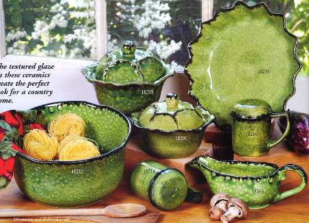 Country Home Green Apple Salt & Pepper Set