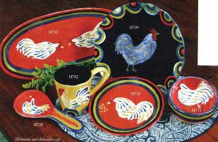 Country Roosters by Saparna