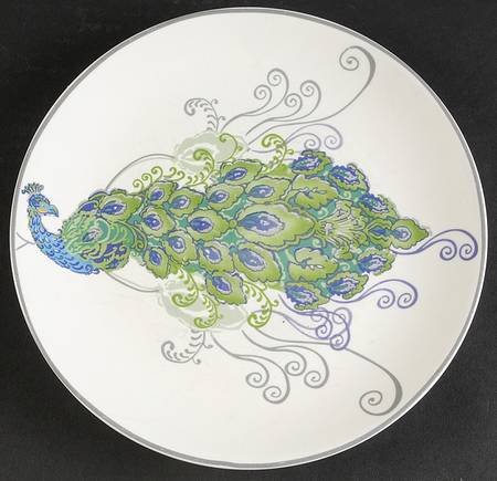 Peacock Salad Plate