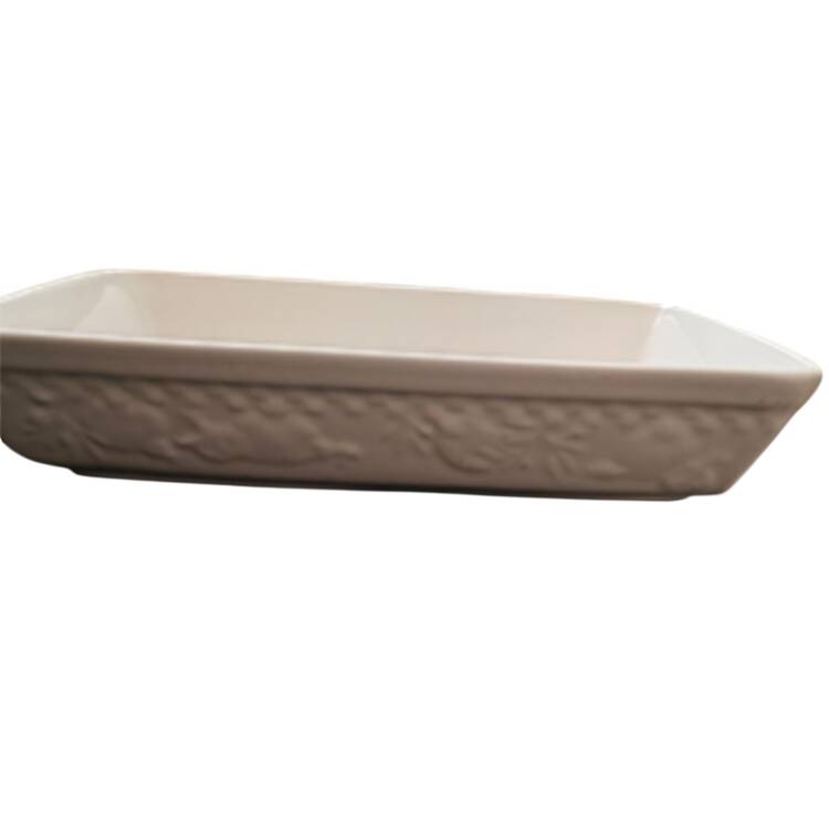 Home Grown (White) 13"  Rectangular Baker