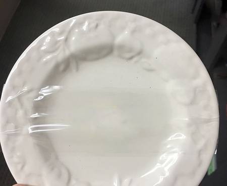 Home Grown (White) Bread & Butter Plate