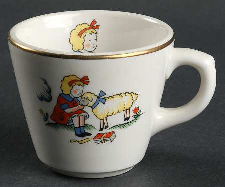 Mary Had a Little Lamb Flat Cup