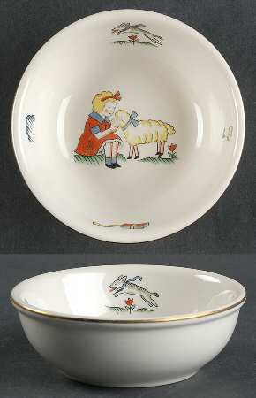 Mary Had a Little Lamb Coupe Cereal Bowl