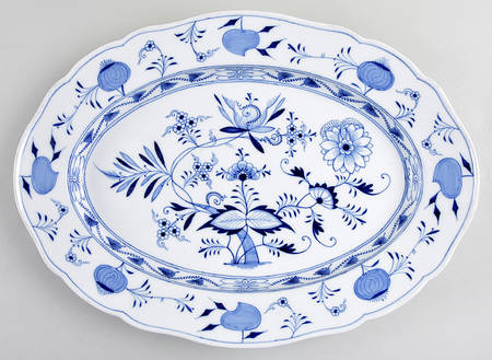 Blue Onion 16" Oval Serving Platter