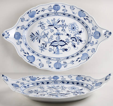 Blue Onion 20" Oval Serving Platter
