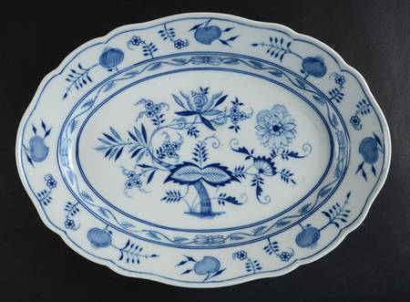 Blue Onion 13" Oval Serving Platter