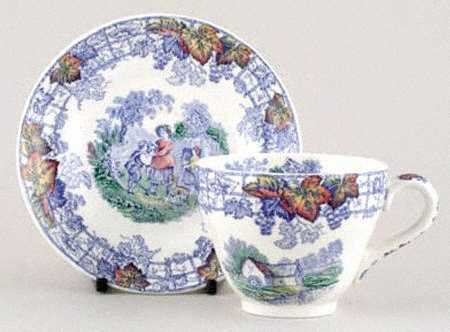 Byron Blue Multicolor (No Trim) by Spode