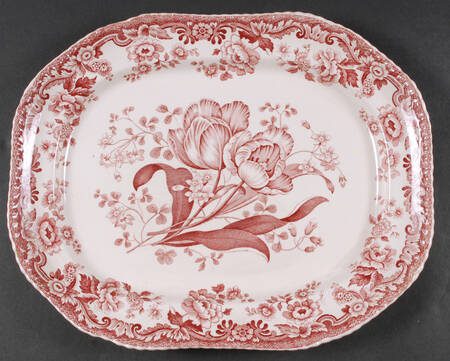 SP327 (Gadroon Shape) 14" Oval Serving Platter