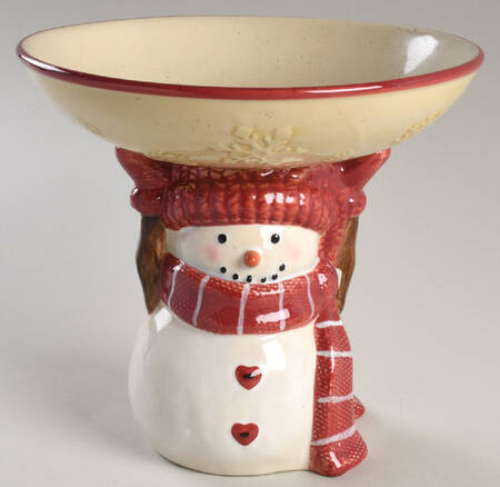 Winter Wishes Footed Candy Dish