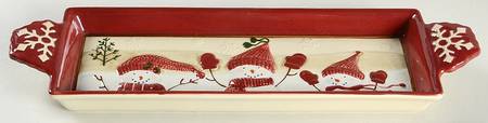 Winter Wishes 16'' Rectangular Tray by St Nicholas Square