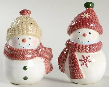 Winter Wishes Figural Salt & Pepper Set