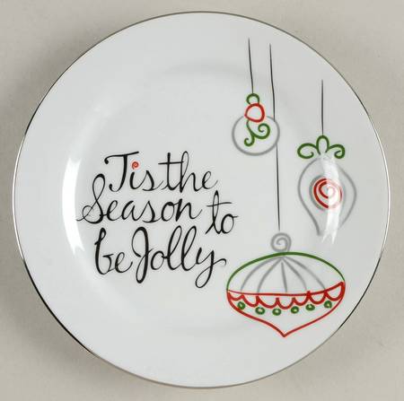 Eat, Drink & Be Merry Appetizer Plate