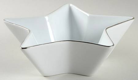 Eat, Drink & Be Merry Star Shaped Bowl
