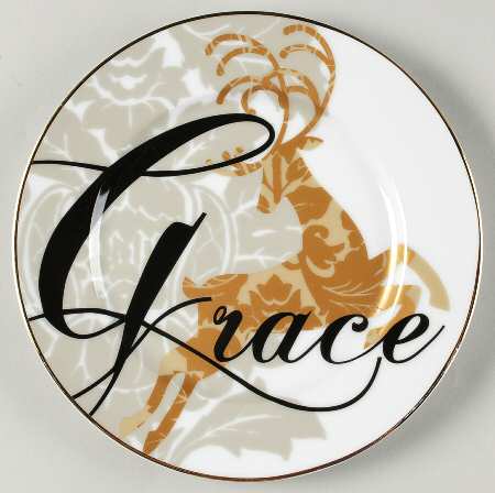 Spirit of the Season Salad Plate by St Nicholas Square