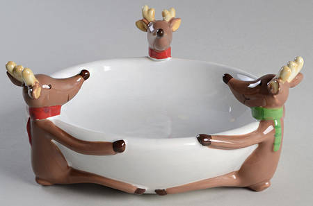 Reindeer Games 7" Candy Bowl