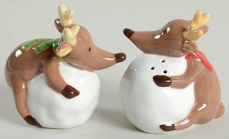 Reindeer Games Salt & Pepper Set