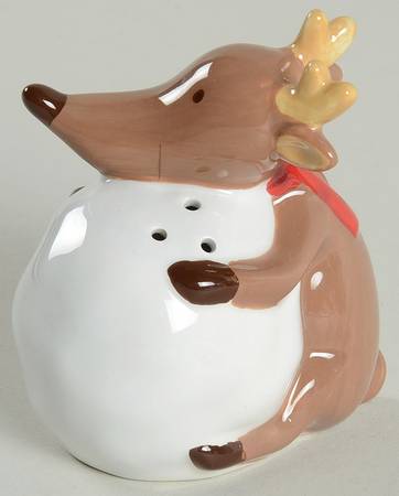 Reindeer Games Pepper Shaker