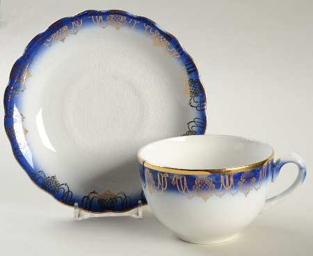 STR123 Flat Cup & Saucer Set