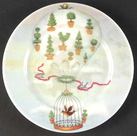 Flying Fantasy Salad/Dessert Plate