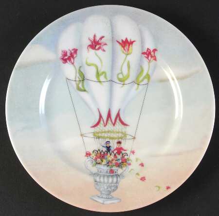 Flying Fantasy Salad/Dessert Plate