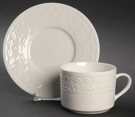 Devonshire Flat Cup & Saucer Set