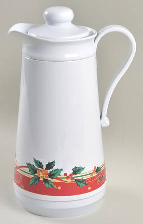 Poinsettia Plastic Thermos/Carafe & Lid